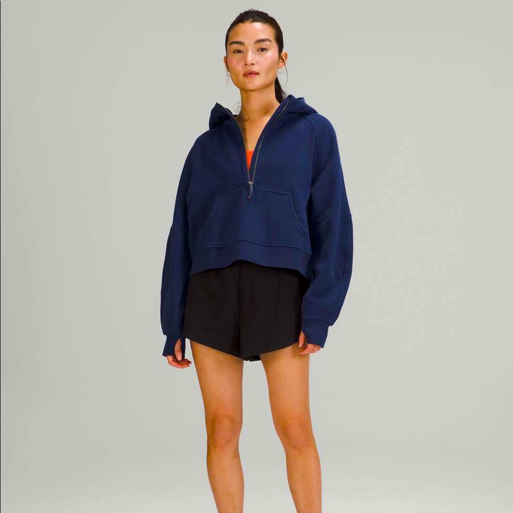 Lululemon half zip hoodie scuba